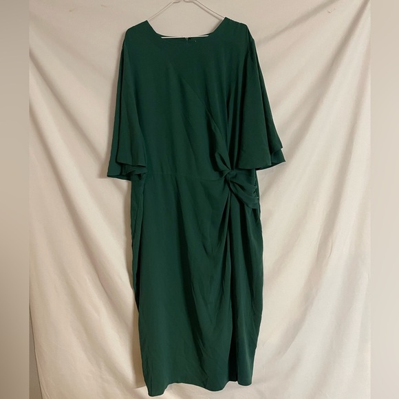 Asos womens plus size curve wrap midi dress size 22 - Picture 1 of 11